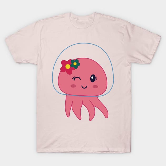 Cute Octopus T-Shirt by JamesCMarshall